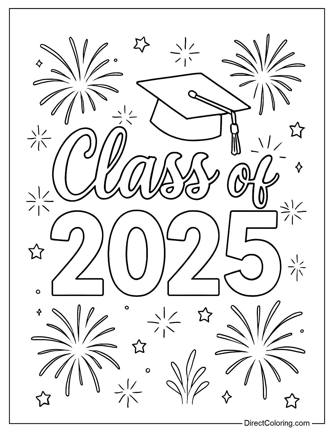 coloring page with the words 